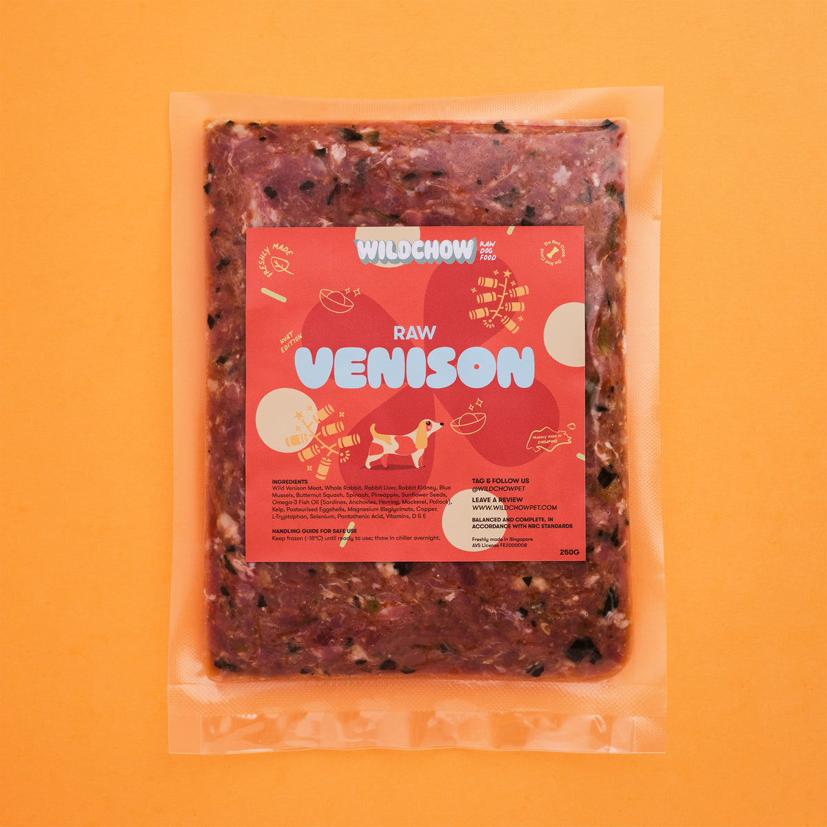 Curated visual reference: Raw Venison Dog Food For Sensitive Dogs Reference: Wild Venison Raw Dog Food