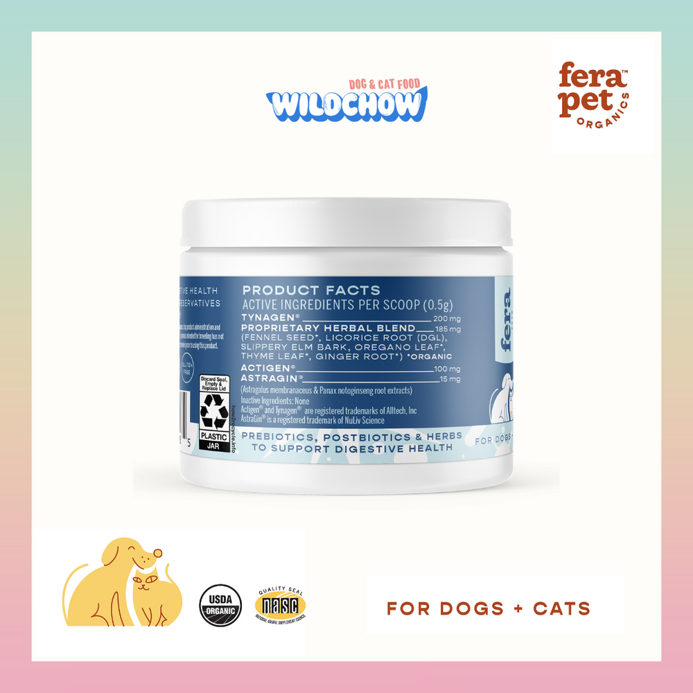 Fera Pets Postbiotics Plus for Dogs and Cats 2.12oz