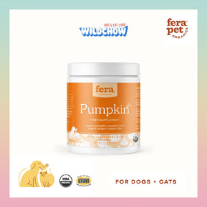 Fera Pet Pumpkin Plus Fiber Support for Dogs and Cats 8oz