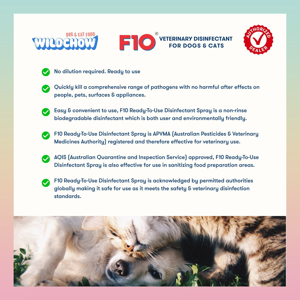 F10 Ready-To-Use Veterinary Disinfectant Spray 500ml