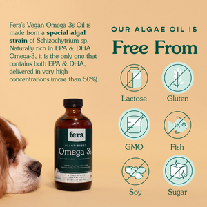 
            
                Load image into Gallery viewer, Fera Pet Organics Vegan Oil Omega-3s Supplement for Dogs and Cats
            
        