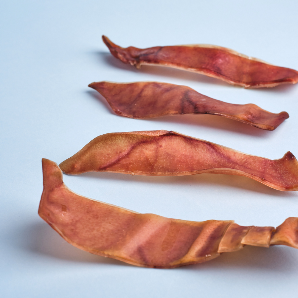 Pork Ear Strips Air Dried Chews