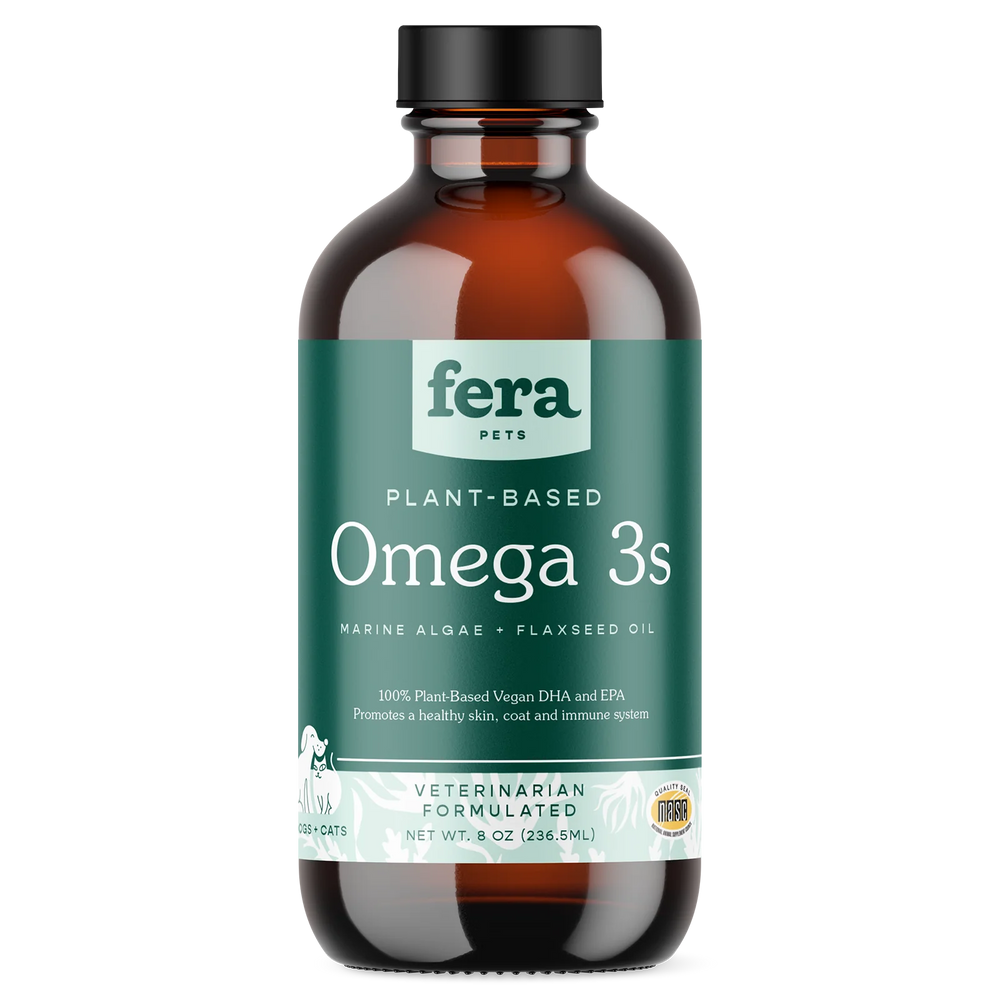 Fera Pet Organics Vegan Oil Omega-3s Supplement for Dogs and Cats